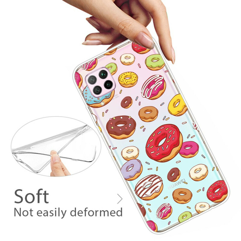Huawei P40 Lite Love Donuts Cover