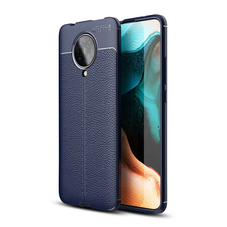 Xiaomi Poco F2 Pro Cover Lederoptik Litschi Double Line
