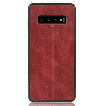 Samsung Galaxy S10 Plus Cover Lederoptik Nähen
