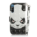 Sony Xperia L4 Angry Panda Tasche mit Trageriemen