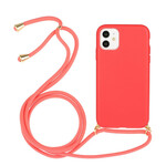 iPhone 11 Silikonhülle mit farbiger Kordel iPhone 11 Silikonhülle mit farbiger Kordel