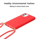 iPhone 11 Silikonhülle mit farbiger Kordel iPhone 11 Silikonhülle mit farbiger Kordel