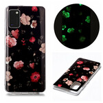 Samsung Galaxy A41 Serie Floralies Fluoreszierendes Cover