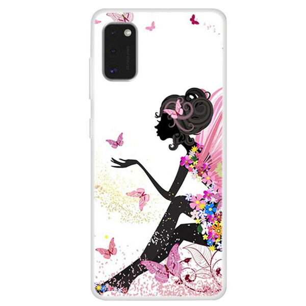 Samsung Galaxy A41 Butterfly Lady Cover