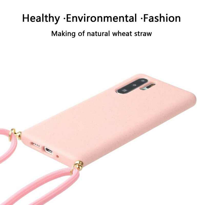 Coque Huawei P30 Pro Silicone avec Cordon Coloré