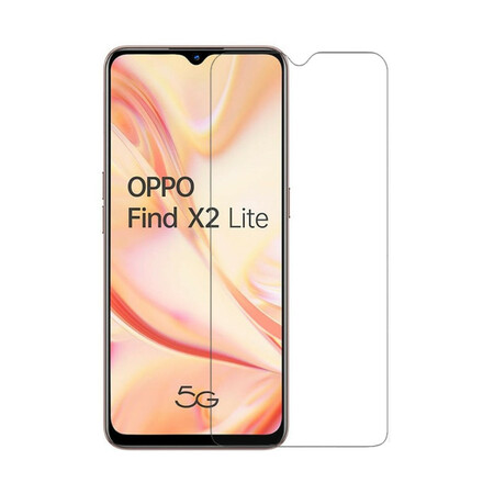 Schutz aus gehärtetem Glas (0,3 mm) für den Bildschirm des Oppo Find X2 Lite