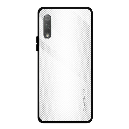 Cover Huawei P Smart Pro / Honor 9X Pro Gehärtetes Glas Carbon