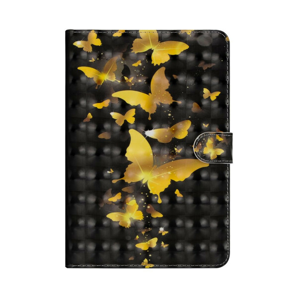 iPad Pro 11" (2020) (2018) Hülle Leuchtpunkte Schmetterlinge