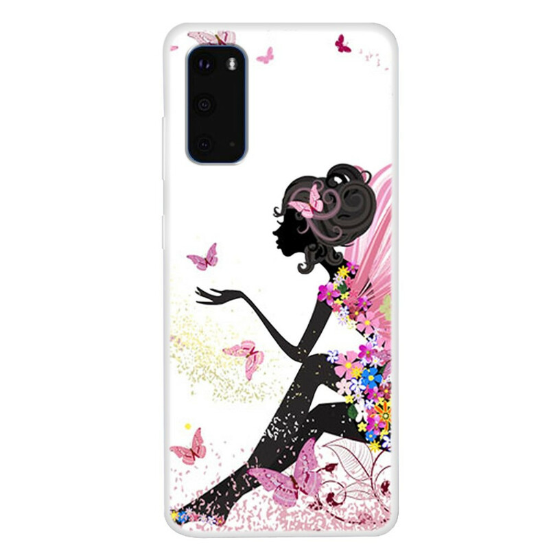 Samsung Galaxy S20 Butterfly Lady Cover