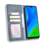 Flip Cover Huawei P Smart 2020 Vintage-Leder-Effekt Stilisiert