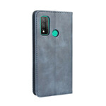 Flip Cover Huawei P Smart 2020 Vintage-Leder-Effekt Stilisiert