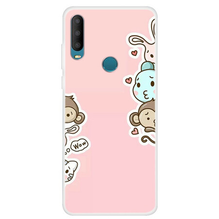 Alcatel 1S Cover Tiere Wow