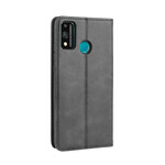 Flip Cover Honor 9X Lite Vintage-Lederoptik Stilisiert