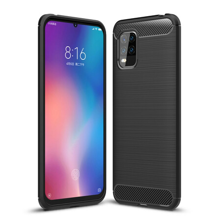 Hülle Xiaomi Mi 10 Lite Kohlefaser gebürstet