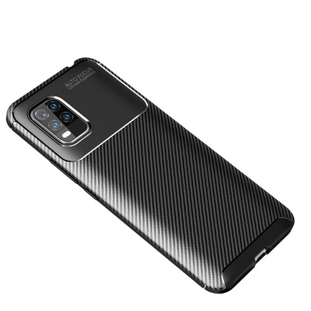 Xiaomi Mi 10 Lite Hülle Flexible Kohlefaser Texture