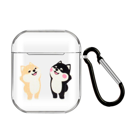 AirPods Silikonhülle Katzen-Serie mit Karabinerhaken