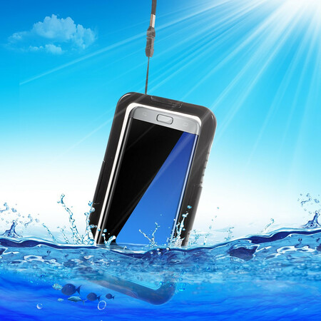 Samsung Galaxy S7 Edge Waterproof Cover mit Lanyard