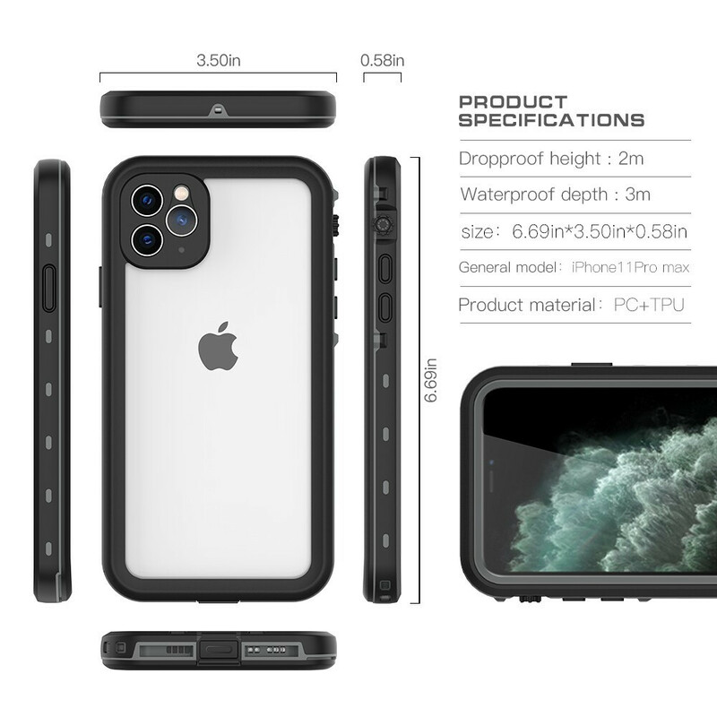iPhone 11 Pro Max Wasserdichtes Cover REDPEPPER