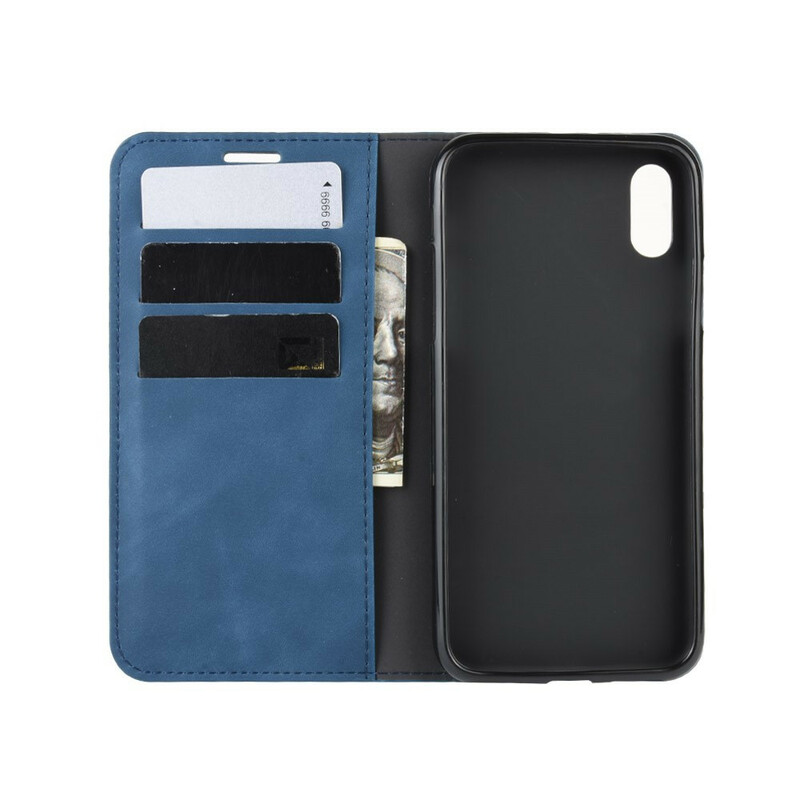 Flip Cover iPhone XR Weiche Lederoptik Flip Cover iPhone XR Weiche Lederoptik