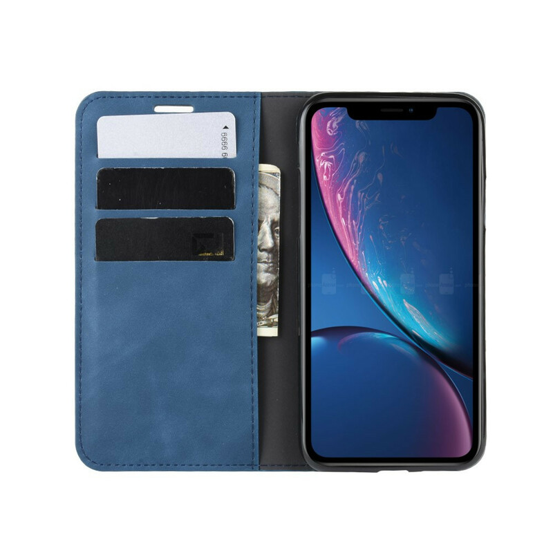 Flip Cover iPhone XR Weiche Lederoptik Flip Cover iPhone XR Weiche Lederoptik