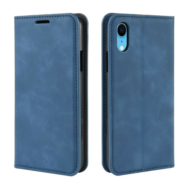 Flip Cover iPhone XR Weiche Lederoptik Flip Cover iPhone XR Weiche Lederoptik
