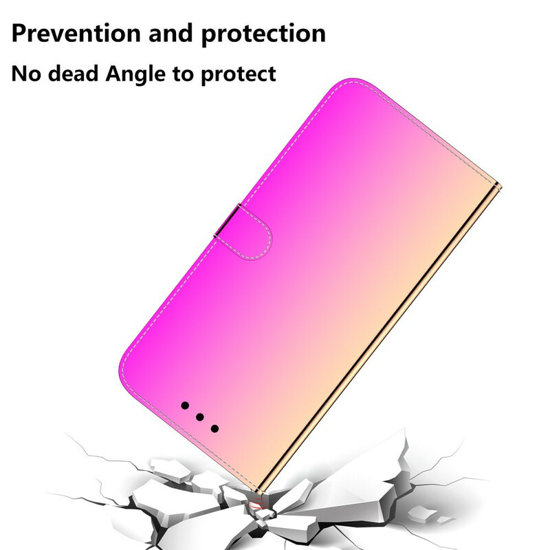 iPhone XR Hülle Kunstleder Cover Gespiegelt