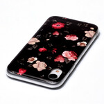 iPhone XR Cover Serie Floralies Fluoreszierend