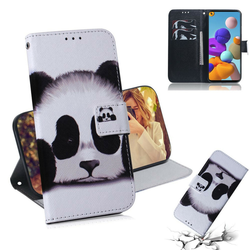 Samsung Galaxy A21s Panda Face Hülle
