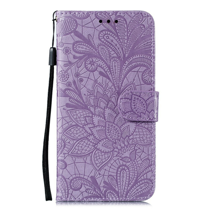 Samsung Galaxy A21s Tribal Flowers RiemenTasche