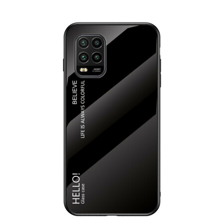 Xiaomi Mi 10 Lite Panzerglas Cover Hello