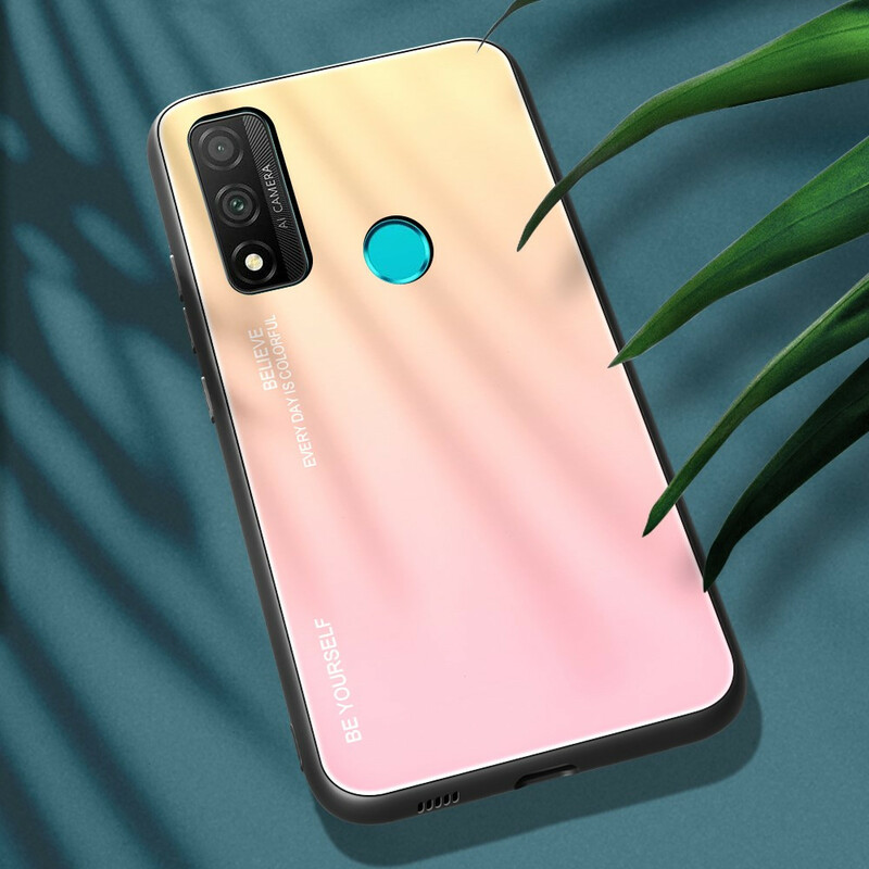 Huawei P Smart 2020 Cover aus gehärtetem Glas Be Yourself