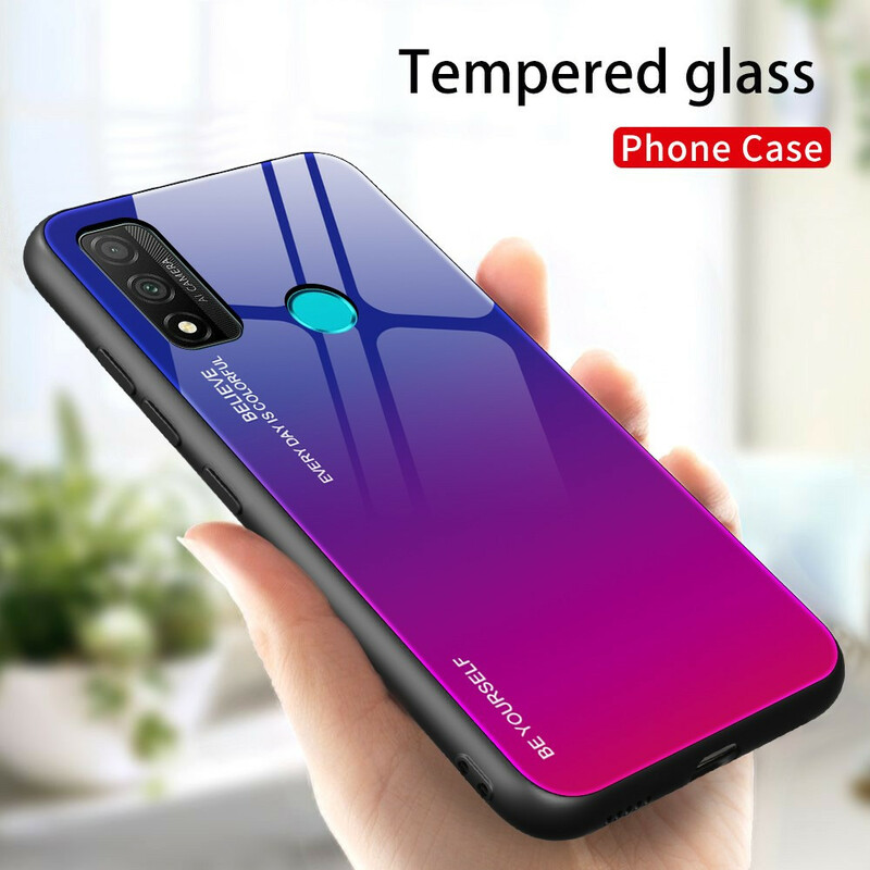 Huawei P Smart 2020 Cover aus gehärtetem Glas Be Yourself