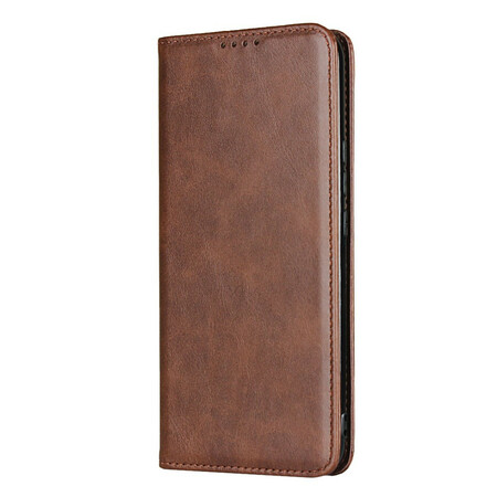 Flip Cover Xiaomi Mi 10 Lite Leder Schlitz Eleganz