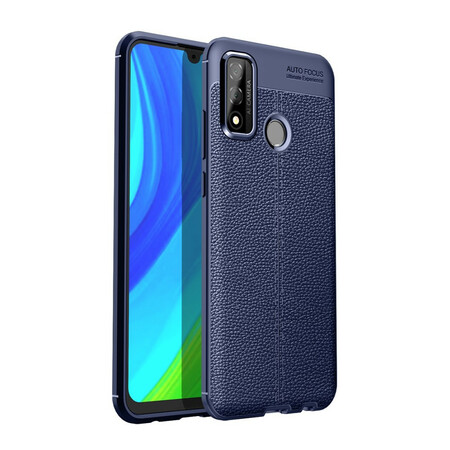 Cover Huawei P Smart 2020 Lederoptik Litschi Double Line
