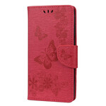 Huawei P smart 2020 Splendid Schmetterlinge mit Riemen Hülle Huawei P smart 2020 Splendid Schmetterlinge mit Riemen Hülle