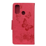 Huawei P smart 2020 Splendid Schmetterlinge mit Riemen Hülle Huawei P smart 2020 Splendid Schmetterlinge mit Riemen Hülle