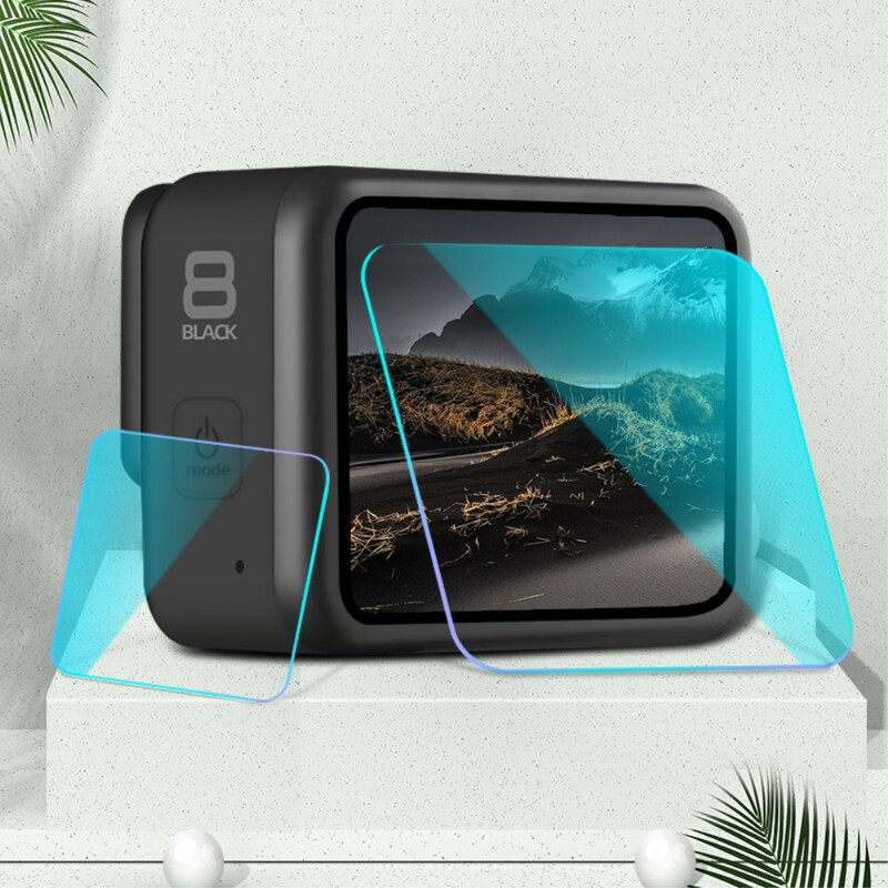 Bildschirmschutzfolie aus gehärtetem Glas für GoPro Hero 8
