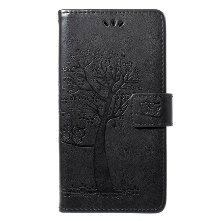 Honor 8A Baum und Eulen Tasche mit Riemen