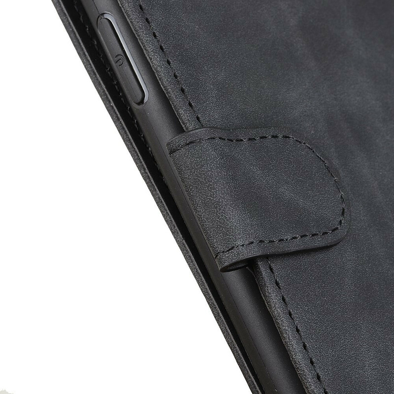 Xiaomi Redmi 9 Mate Tasche mit Vintage-Leder-Effekt KHAZNEH