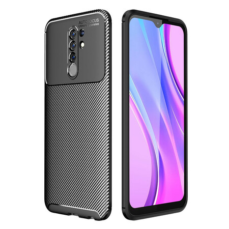 Xiaomi Redmi 9 Flexible Kohlefaser Cover