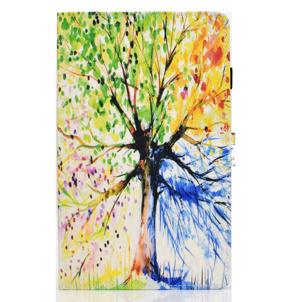 Samsung Galaxy Tab S6 Lite Hülle Baum Aquarell