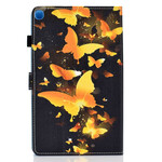 Hülle Sasmung Galaxy Tab S6 Lite Einzigartige Schmetterlinge