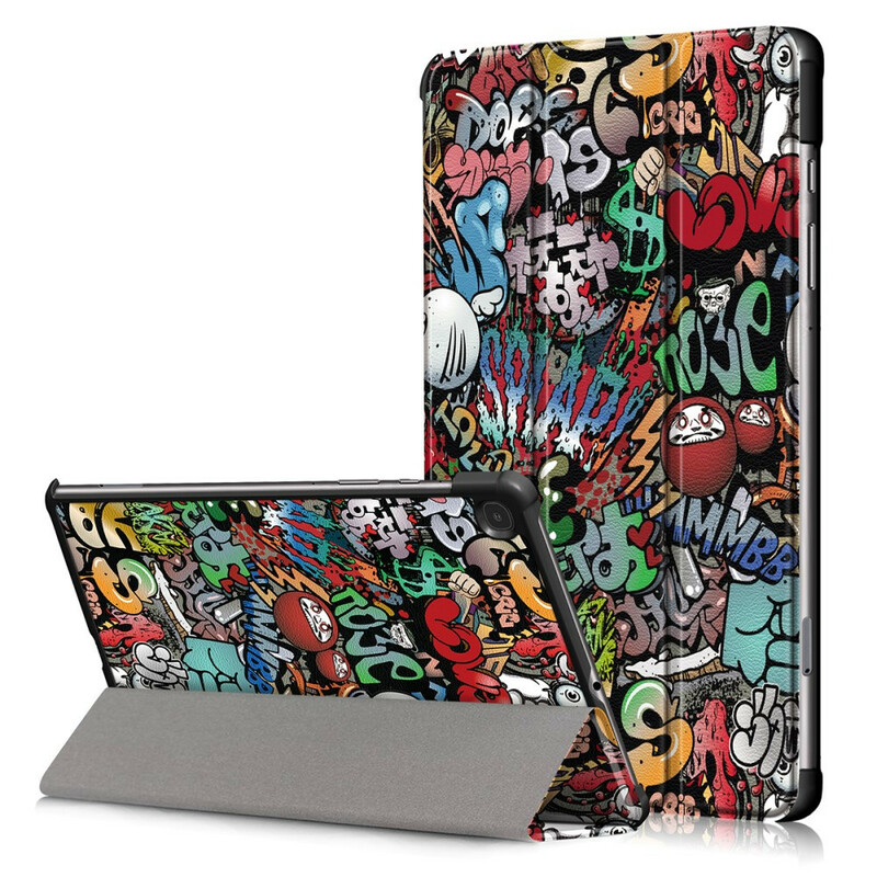 Smart Case Samsung Galaxy Tab S6 Lite Verstärkt Graffiti