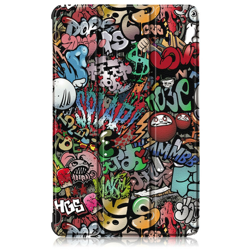 Smart Case Samsung Galaxy Tab S6 Lite Verstärkt Graffiti