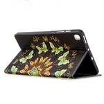 Samsung Galaxy Tab S6 Lite Etui Schmetterlinge Serie