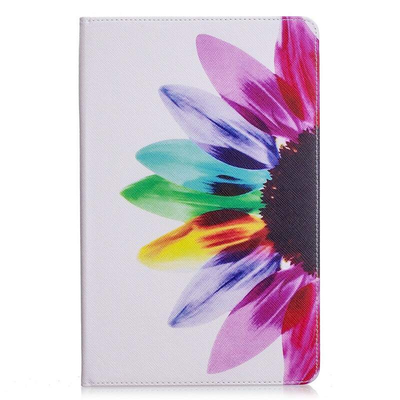 Samsung Galaxy Tab S6 Lite Tasche Aquarell Blume