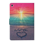 Samsung Galaxy Tab S6 Lite Sunset Love Tasche
