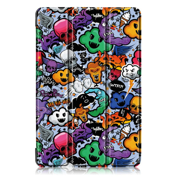 Smart Case Samsung Galaxy Tab S5e Verstärkt Graffiti