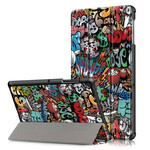 Smart Case Samsung Galaxy Tab S5e Verstärkt Graffiti