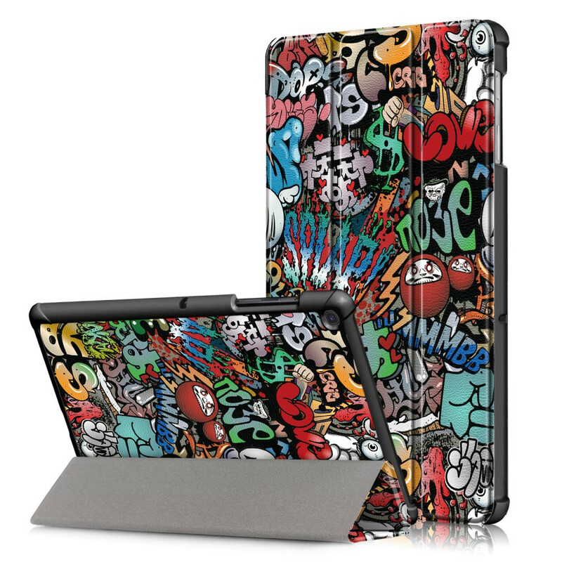Smart Case Samsung Galaxy Tab S5e Verstärkt Graffiti